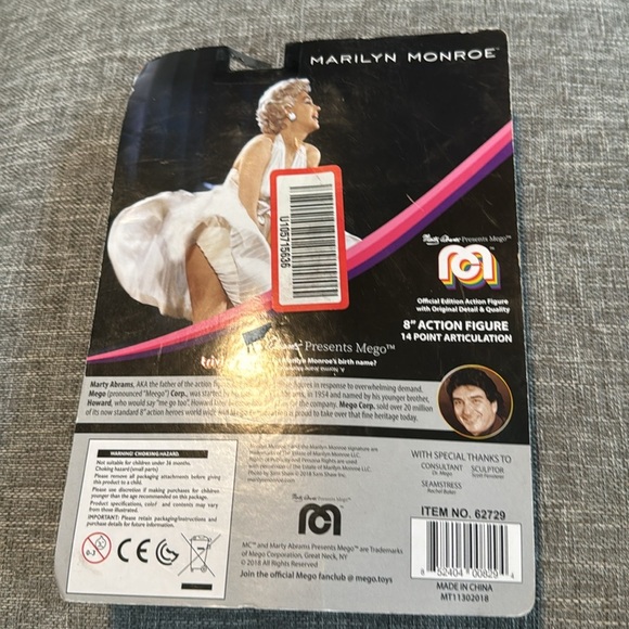MEGO MARILYN MONROE 4915 Legends MARTY ABRAMS Limited Edition - Picture 4 of 4